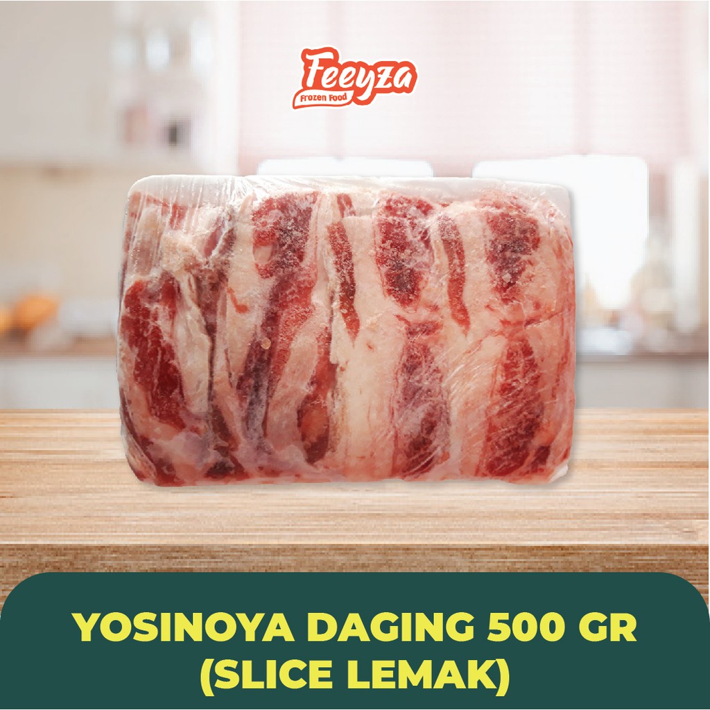 

Yoshinoya Daging Sapi Slice 500g (LEMAK)