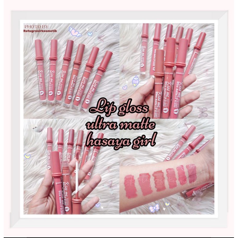 PROMO!!!LIP GLOSS KISS ME ULTRA MATTE HASAYA GIRL NO.JH3759