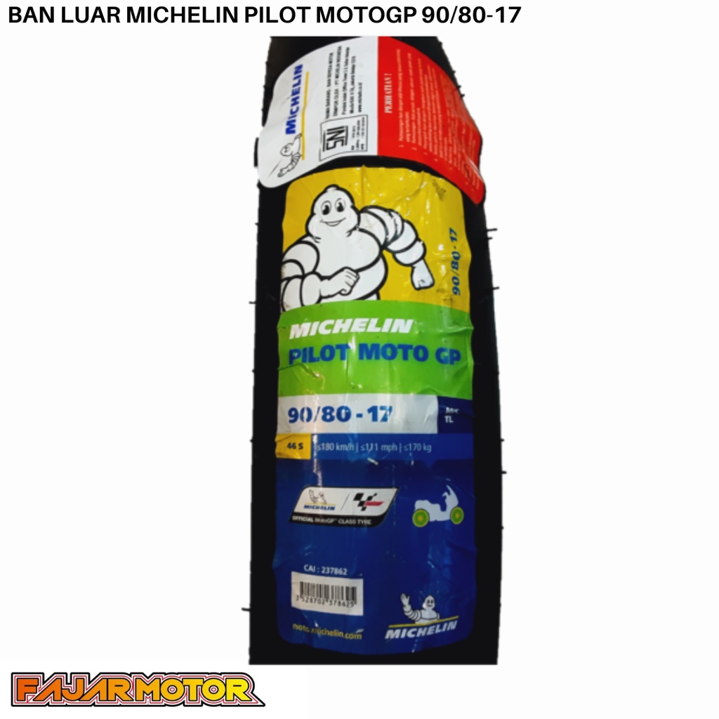 BAN LUAR MICHELIN PILOT MOTO GP 90/80 17 MICHELLIN