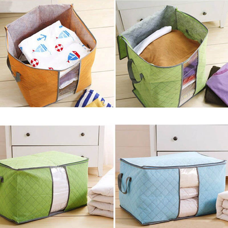 TAS PENYIMPAN PAKAIAN SERBAGUNA storage bag organizer box Lebar Polos