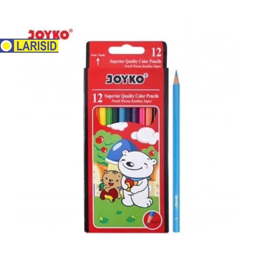 

PENSIL WARNA JOYKO 12 BESAR COLOR PENCILS CP-12PB