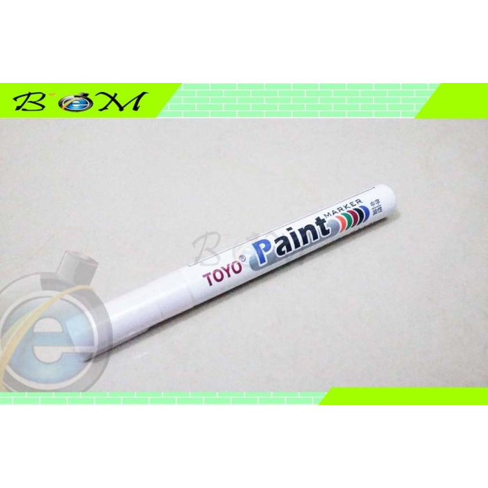 

spidol marker ban tyre toyo paint warna putih white Ori
