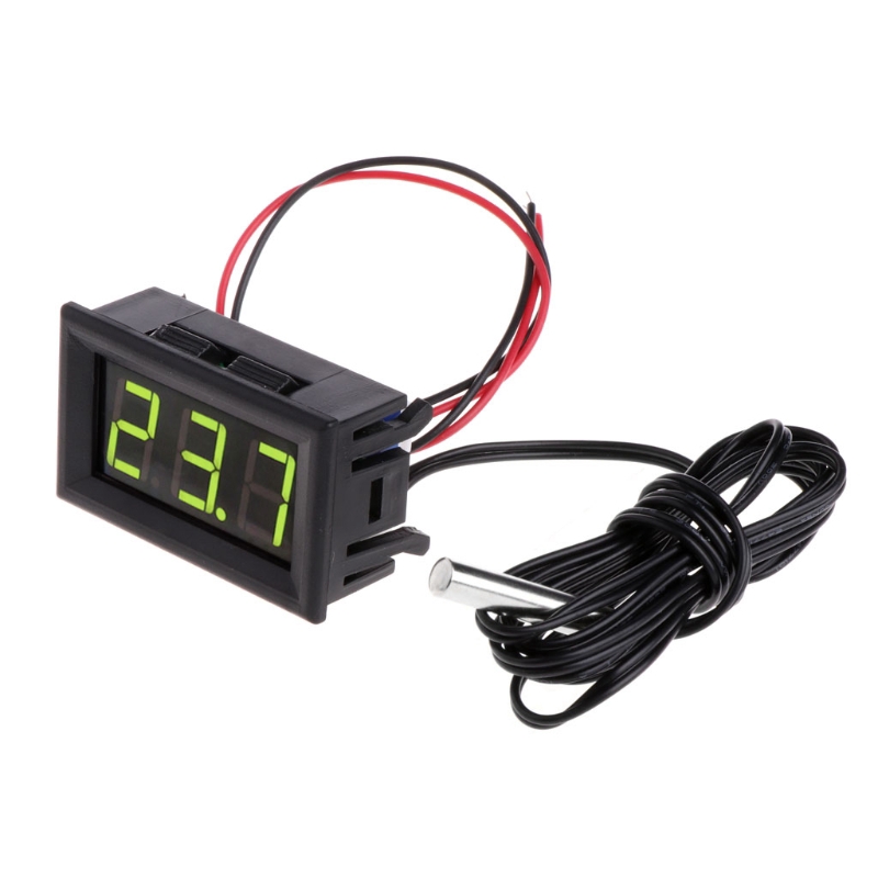50 ~ 110 °c Digital LED Thermometer DC 5-12V Car Temperature Panel Meter Gauge