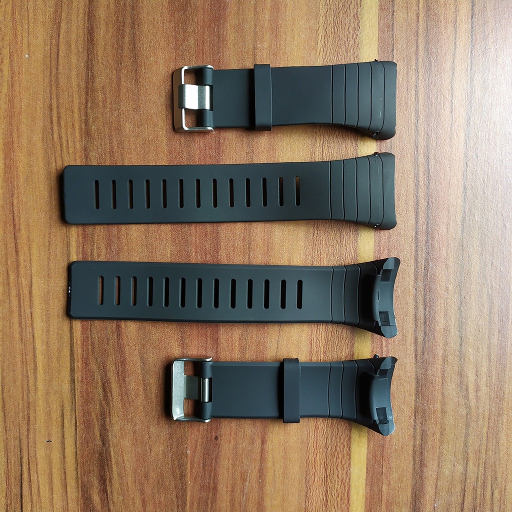 Strap Tali Jam Tangan Rubber OTS T5007G OTS 5007 black.