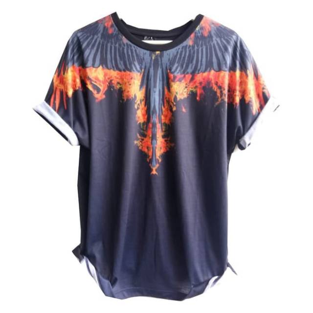 Baju kaus distro printing 3D pria