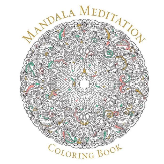 Download Mandala Meditation Adult Coloring Book Serene Coloring By Sterling Shopee Indonesia