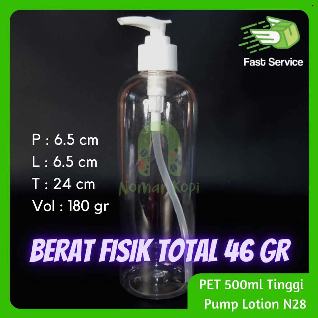BOTOL 1 LITER HDPE PUMP LOTION TEBAL SERBAGUNA SANITIZER
