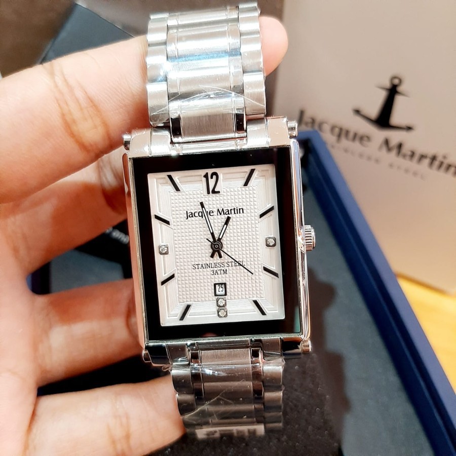 JAM TANGAN PRIA JACQUE MARTIN 3184 MDBSSSL ORIGINAL MURAH