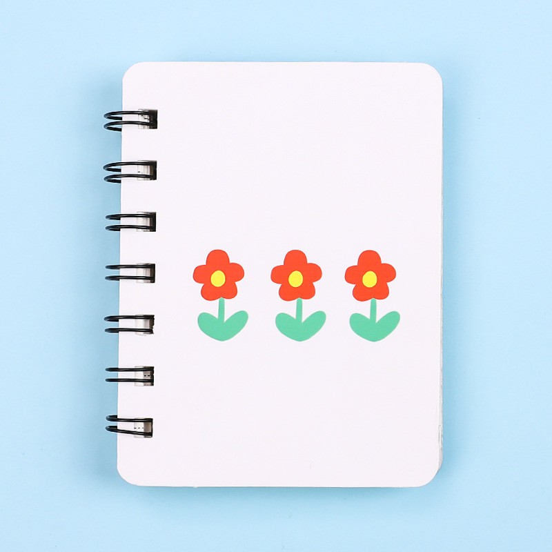 [DZ] ST232 - Note Book Spiral Buku Tulis Catatan Kecil Karakter Lucu-Flower