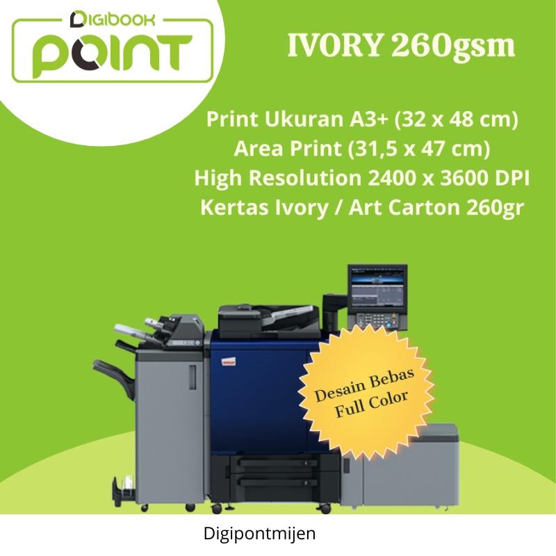 

Cetak Print Custom Kertas Art Carton 260 gr Ukuran 32,5 cm x 48 cm