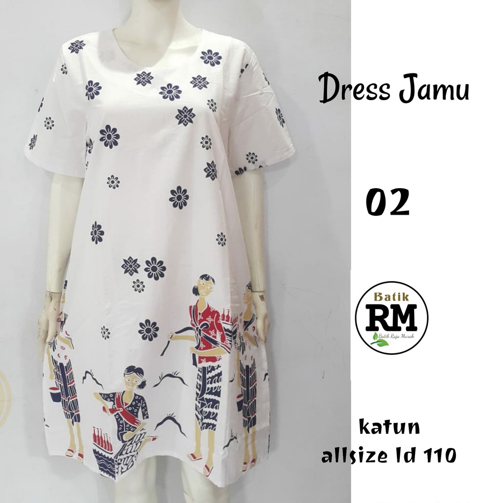 Dress jamu ori batik solo