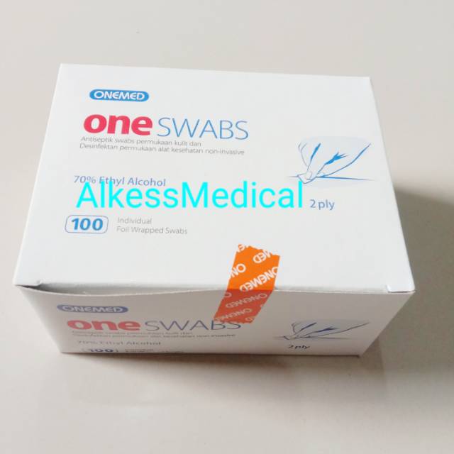 Jual Alkohol Swabs Oneswabs Tissu Alkohol Pads Oneswabs Merek Onemed Shopee Indonesia