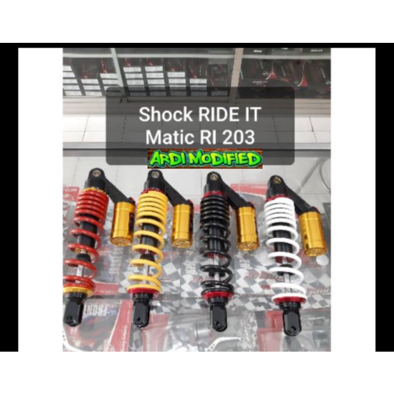 shockbreaker shock belakang tabung atas vario 150 vario 125 vario 160 merk ride it 203