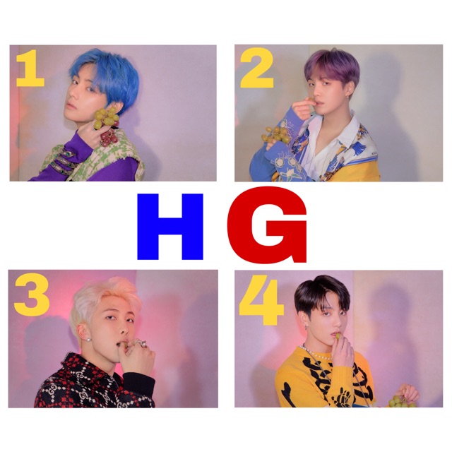 

Poster A3+ A4 Member BTS & Group: Map Of The Soul: Persona edition