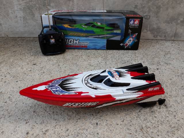 RC PERAHU BOAT REMOTE CONTROL MAINAN ANAK EDUKATIF RADIO KONTROL BATRE