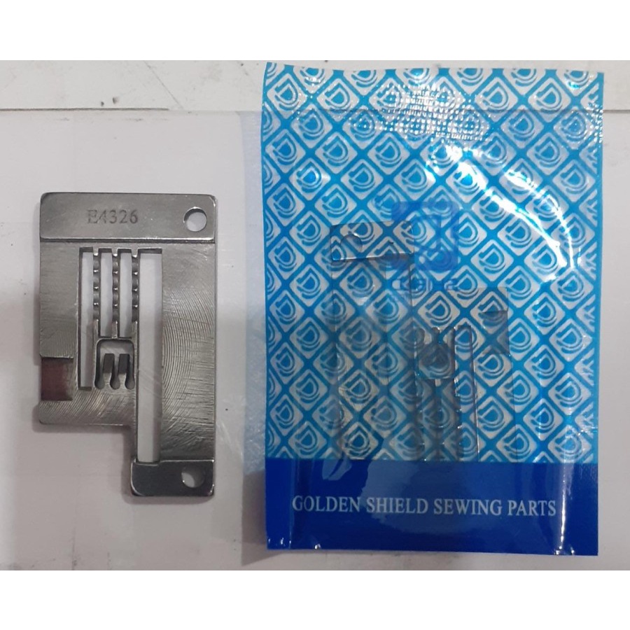 Needle Plate / Plat E4326 Mesin Jahit Overdeck Siruba C007