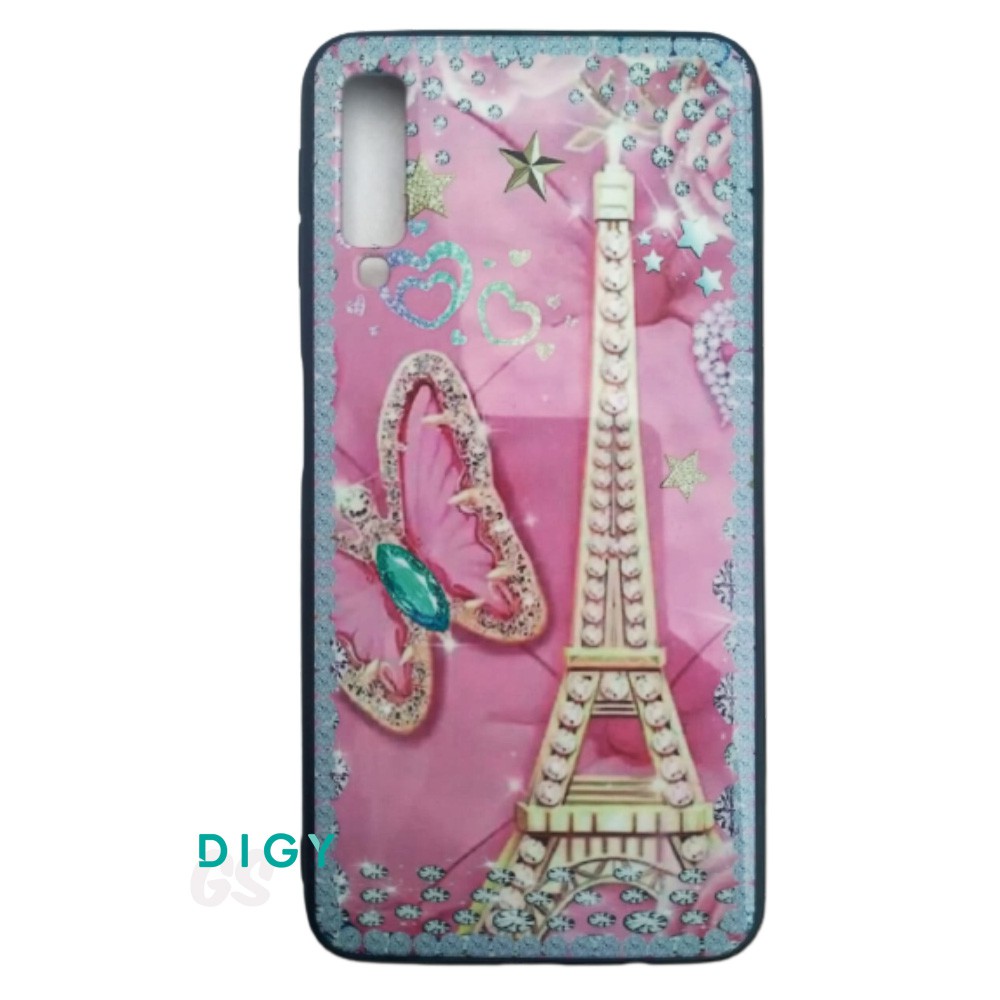 Casing Hp SAMSUNG GALAXY A7 2018 3D Flower Hardcase Fuze case hp Murah korea style