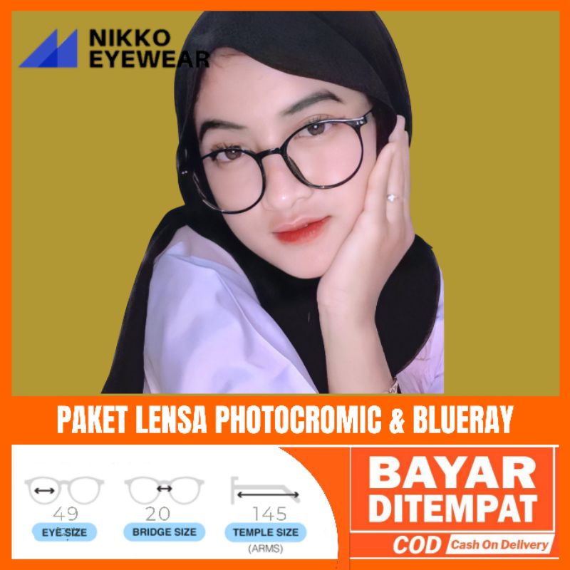 Frame Kacamata 2126,Gratis Lensa PHOTOCROMIC,Kacamata Antiradiasi,Kacamata baca,Kacamata Korea