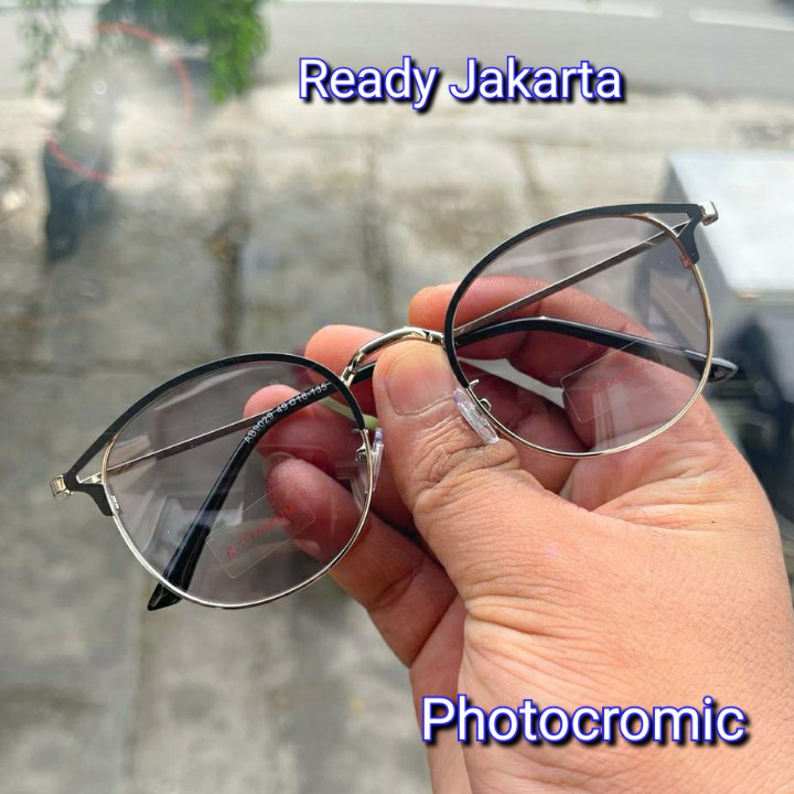 READY STOCK PHOTOCROMIC KACAMATA FRAME OPTIK CAT EYE VIRAL CEWEK COWOK UNISEX TERBARU DAN TERMURAH 2022 (SPRING STYLE)