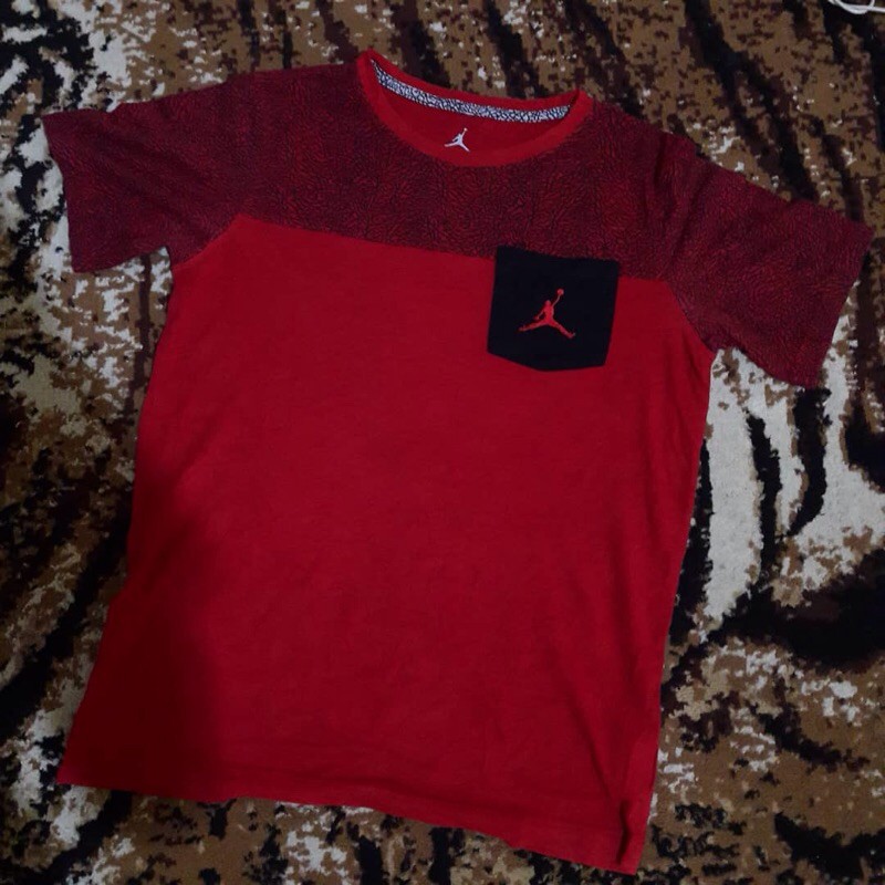 kaos jordan basket pocket second original branded