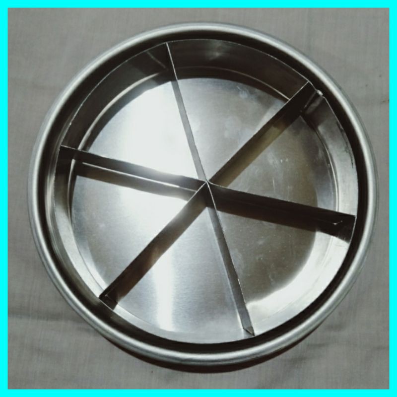 Loyang Sekat Pizza Brownies Bulat/Loyang Sekat Pizza/Loyang Sekat Bulat