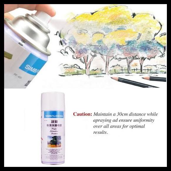 

Simbalion Pf 120 Fixative Varnish Pelindung Pengawet Gambar Lukisan