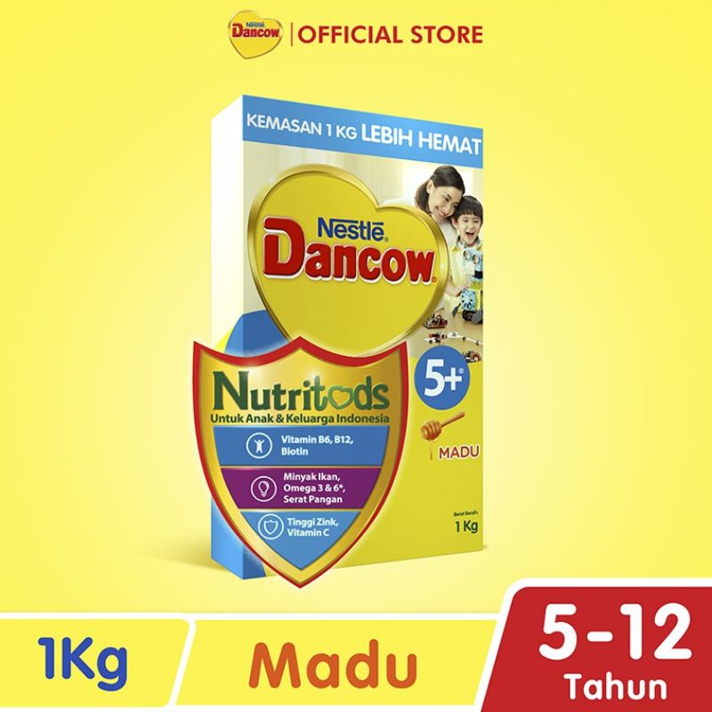 

DANCOW 5+ madu usia 5-12 tahun.1kg