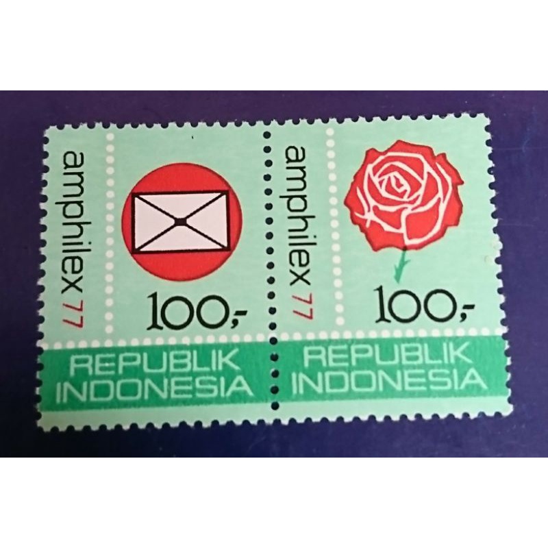 

Prangko Perangko Indonesia seri Amphilex 1977