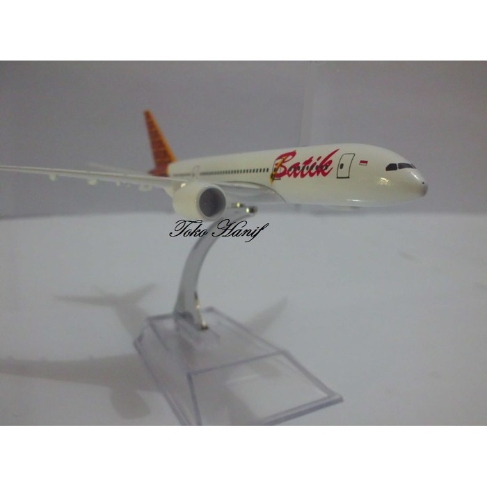 Diecast Miniatur Replika Pesawat Batik Air