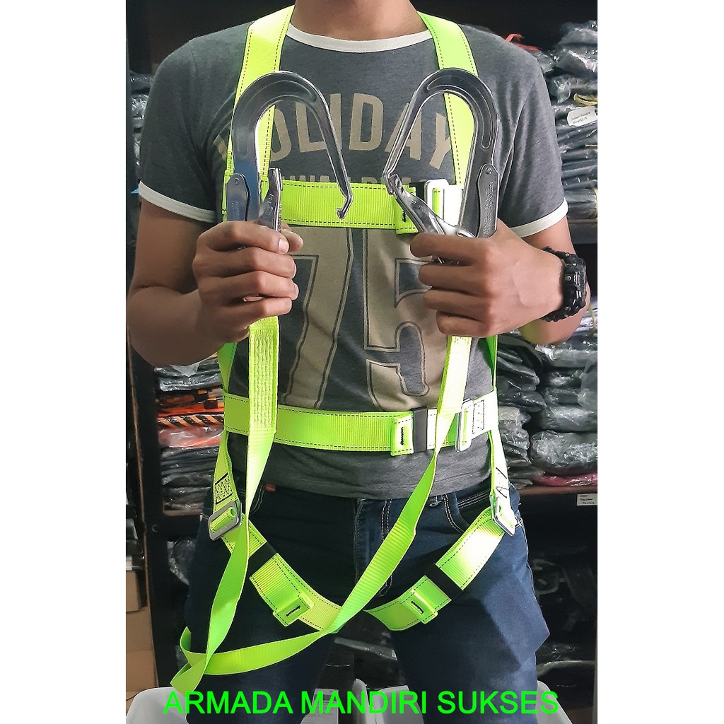 Full Body Harness Double Hook | Safety Belt Double Hook