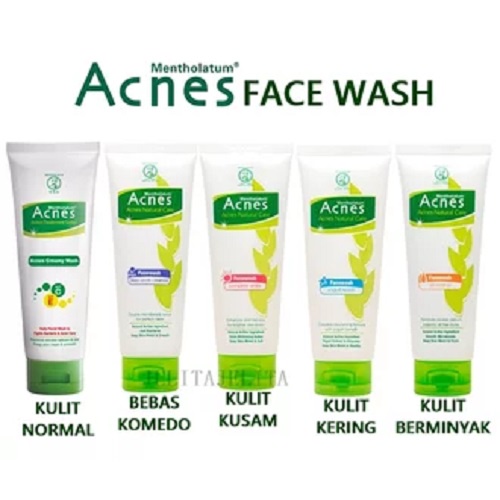 ACNES Face Wash / Sabun Cuci Wajah Jerawat | Creamy Wash | Complete White | Deep Pore Cleanser | Oil Control | Yogurt Touch  50gr / 100gr