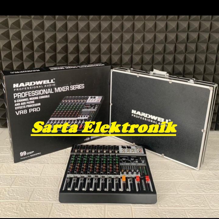 Mixer Audio Hardwell VR 8 PRO / VR8PRO / VR8 PRO Original + Hardcase