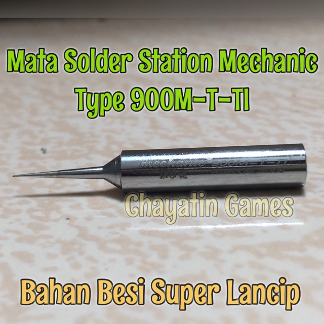 Mata Solder Station Mechanic Type 900M-T-TI Super Lancip Lurus