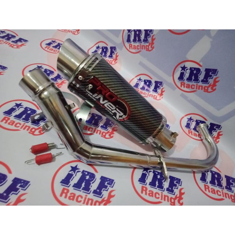 knalpot racing pro liner carbon mio,mio j,mio m3,vario karbu,Vario Techno,Vario 125&150,beat,scoopy