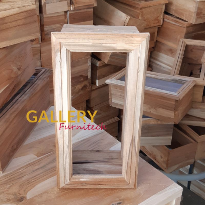 Loster Minimalis Kayu Jati // UK 15x30