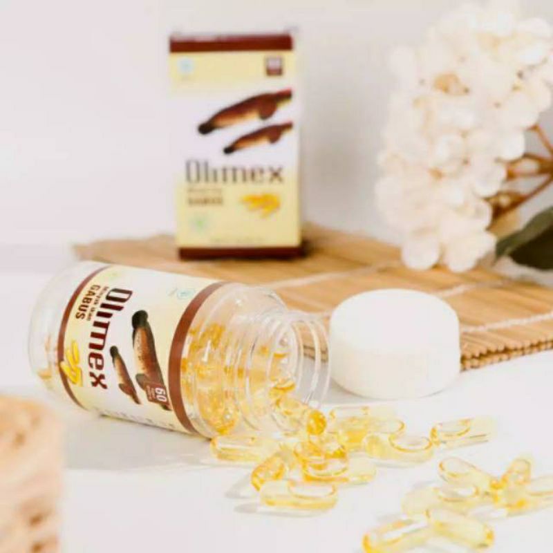 Kapsul Olimex Original Minyak Ikan Gabus