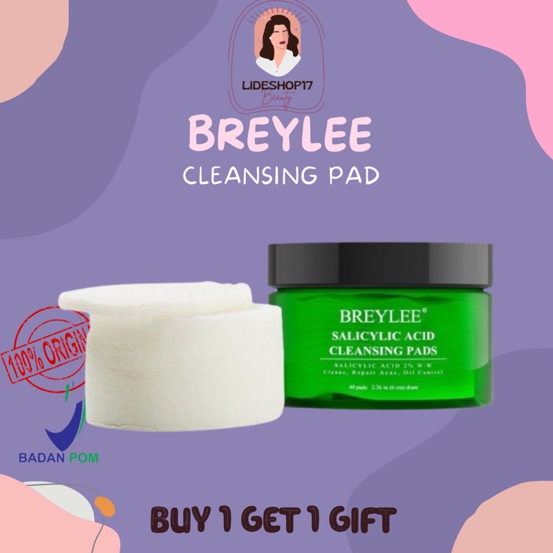 BREYLEE TEA TREE SALICYLIC ACID CLEANING PADS - CLEANSER PAD BREYLEE CLEANSING PAD