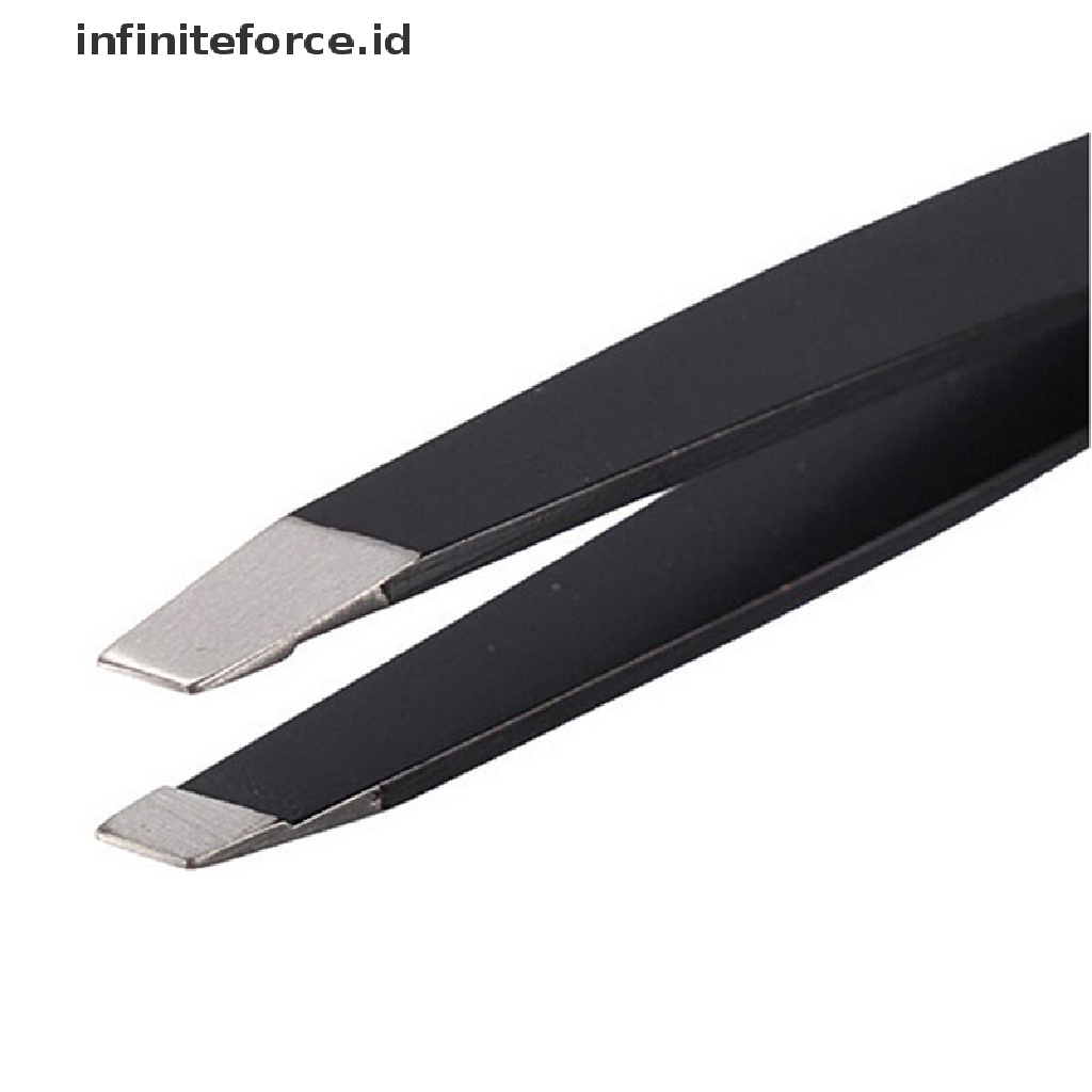 Infiniteforce.id Pinset Pencabut Alis Warna Pink / Hitam