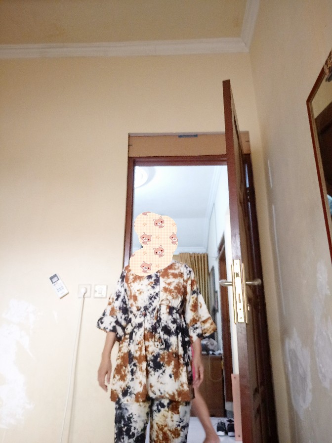 Setelan Abstrak Batik Cap Cp Set Modern Batik Pekalongan Viral Kekinian