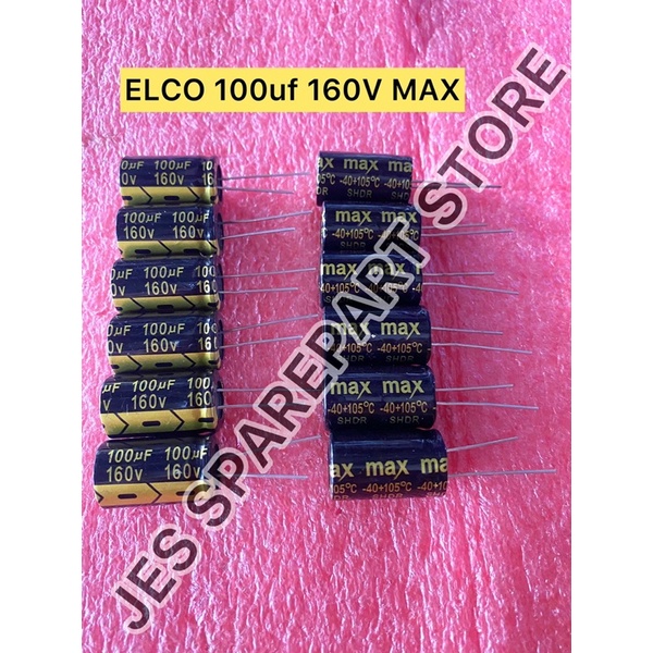 ELCO 100uf 160V MAX