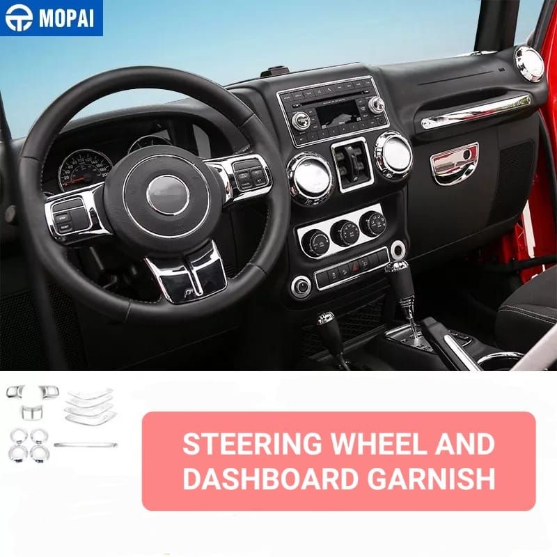 Aksesoris Interior Dashboard Steer Jeep Wrangler Rubicon JK 2011-2017