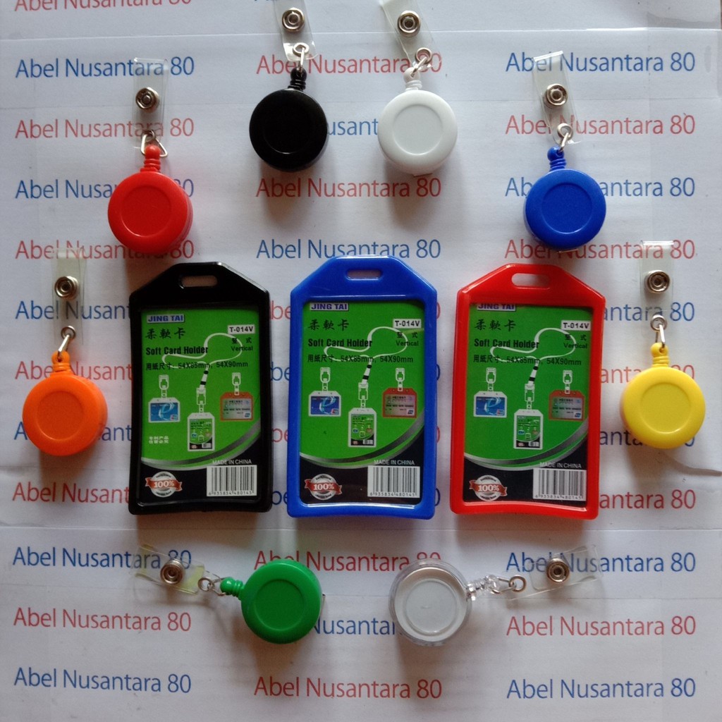 

Paket Casing ID Card Karet 1 Sisi dengan YoYo ID Beragam Warna