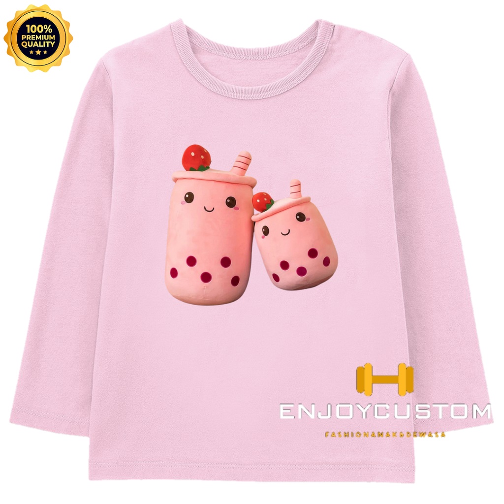 BAJU ANAK KAOS ANAK BONEKA BOBA TERBARU LENGAN PANJANG