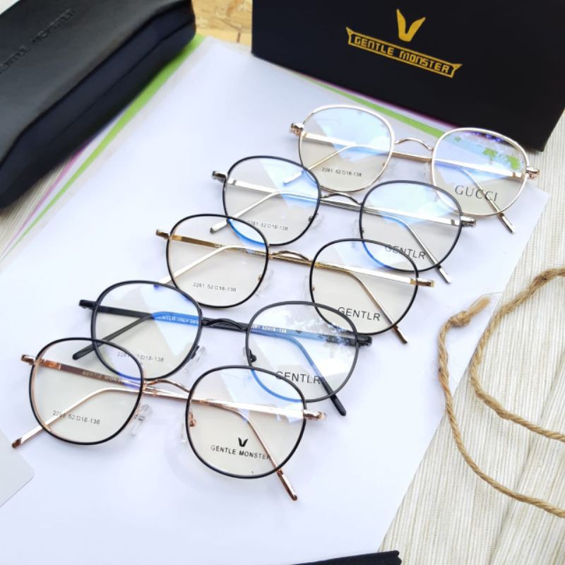 Kacamata freme minus antiradiasi + Lensa pria & wanita 2261