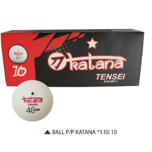 Bola Ping Pong Katana 1 Star isi 10 Tenis Meja PingPong Original