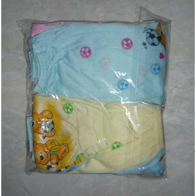 CELANA PANJANG WARNA SABLON ISI 1 LUSIN Bahan Polyster Motif Pola Boneka Warna Mix Random Uk. Newborn, Celana Panjang Bayi / Long Pants / Newborn 0-6 m All [500gr]