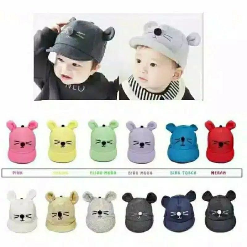 COD topi anak kucing/topi anak /topi anak kucing/topi anak lucu/topi anak kucing terlucu