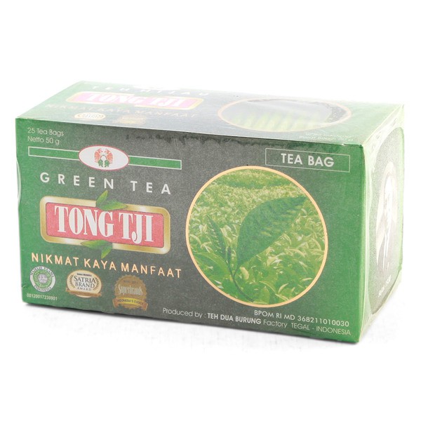 

TONG TJI Green Tea 50gr - Teh Hijau Kantong 25 x 2gr