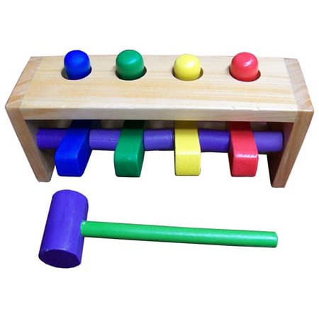 "Mainan Kayu: HAMMER LONCAT"