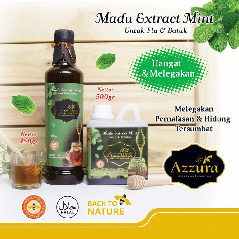 

Madu Azzura Extract Mint 500 gr